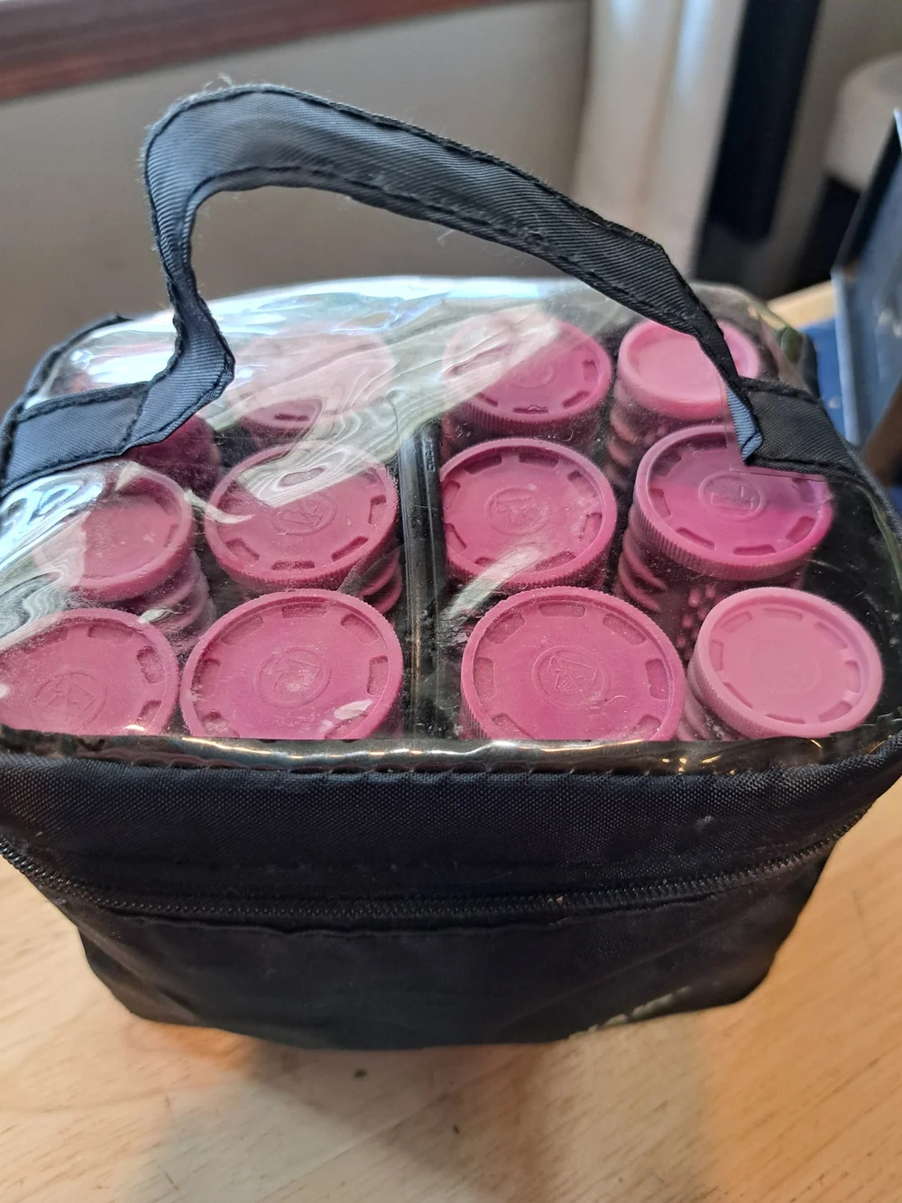 Conair Pink Hot Rollers Set with Travel Case